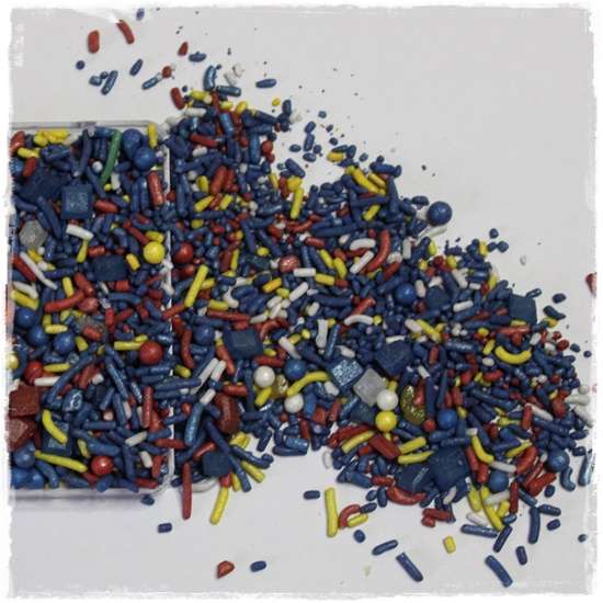 Sprinkles - Blue & Red