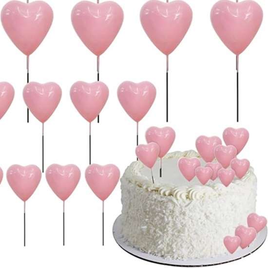 Heart Faux Balls - Toppers