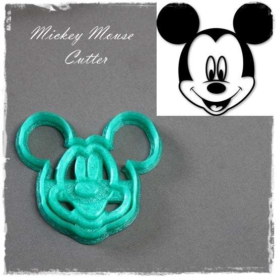 Mouse Cookie Cutter with Imprint