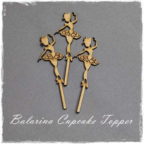 Ballerina Cupcake Toppers