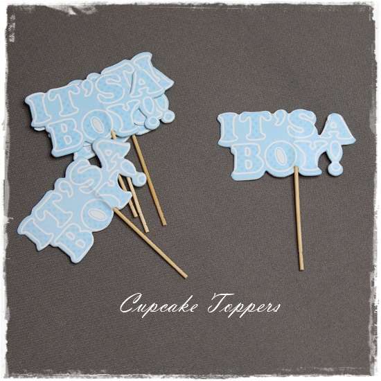Its a Boy - Cupcake Topper