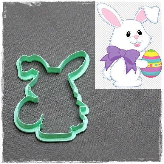 Bunny with Bow & Egg