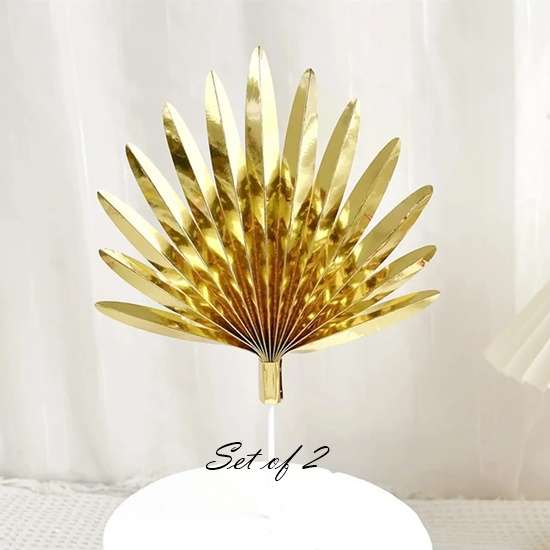 Palm Fan Leaf Paper Topper