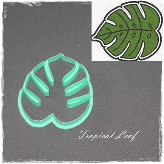 Tropical Leaf Cookie Cutter