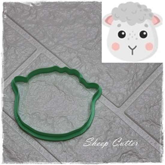 Sheep Face Cookie Cutter