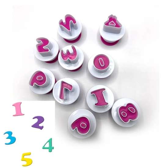 Number Cutters - Easy Push