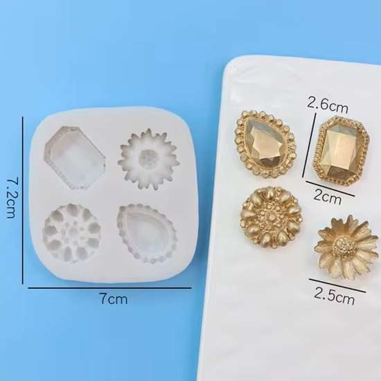 Gem & Flower Mould