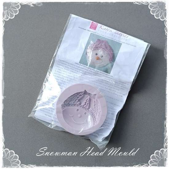 Snowman Head Mould - Karen Davies