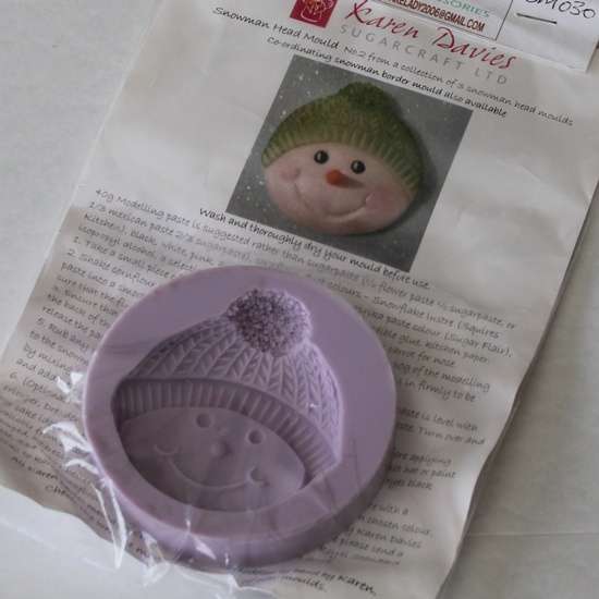 Snowman Head Mould - Karen Davies