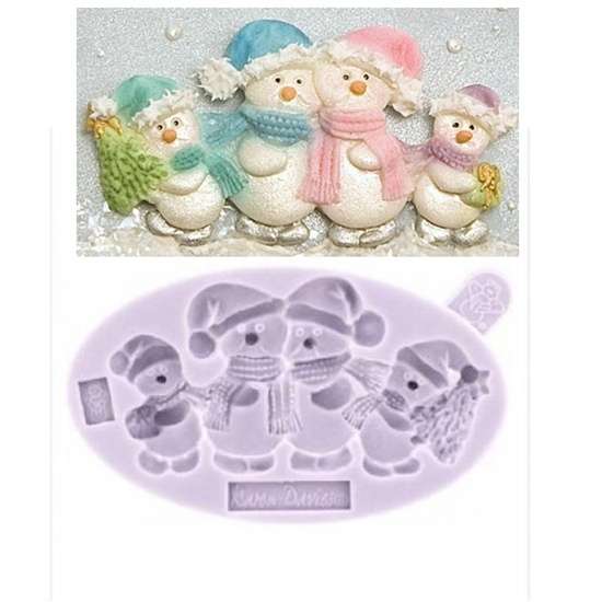 Snowman / Penguin Family Mould