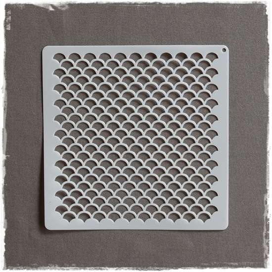 Mermaid / Fish Scale Stencil