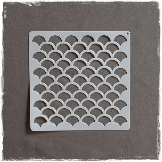 Mermaid / Fish Scale Stencil
