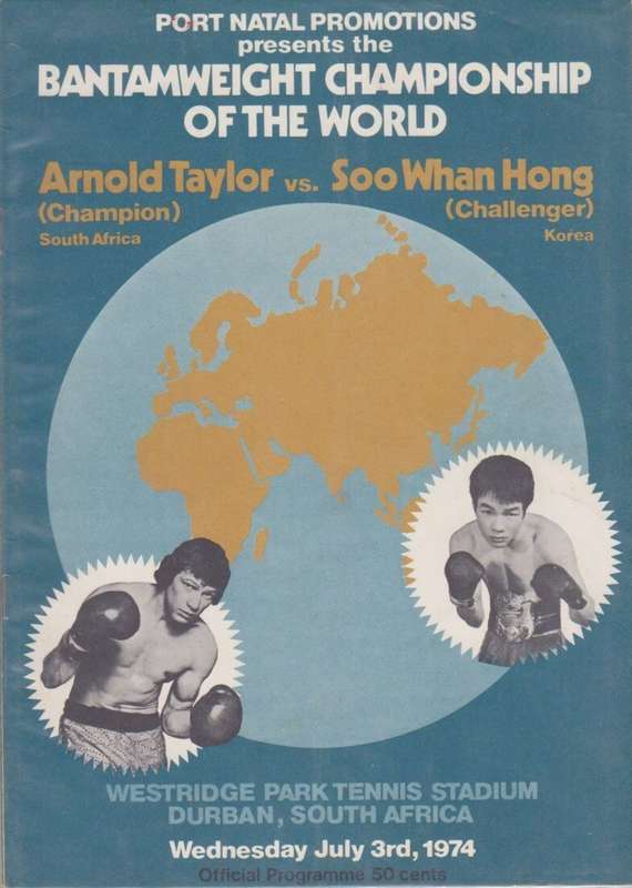 Boxing Arnold Taylor(SA) vs Soo Whan Hong (Korea) Vintage Sports Archives