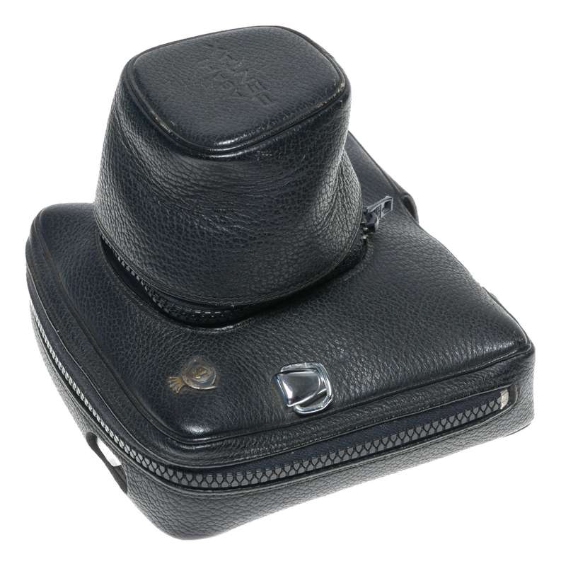 Black Pentax vintage SLR caemra lether case to fit motor rare