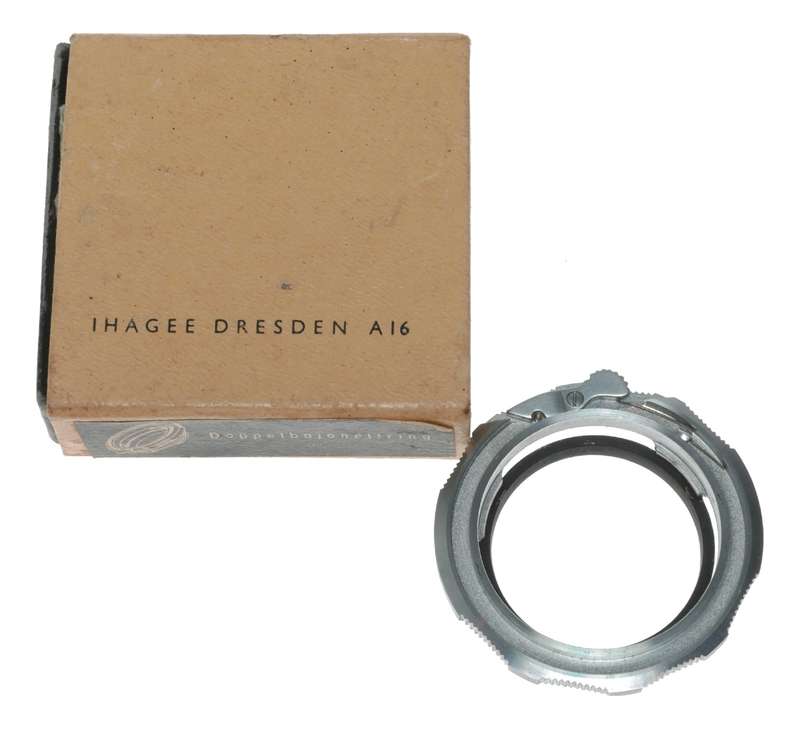 Ihagee Double Bayonet Ring Exakta Exa Camera Accessory Adapter