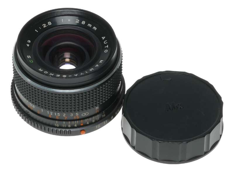 Mamiya Sekor CS Auto Wide Angle Camera Lens 1:2.8 f=28mm