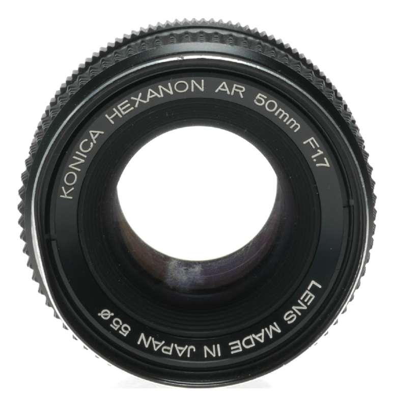 Konica Hexanon AR 50mm F1.7 Fast Prime Camera Lens