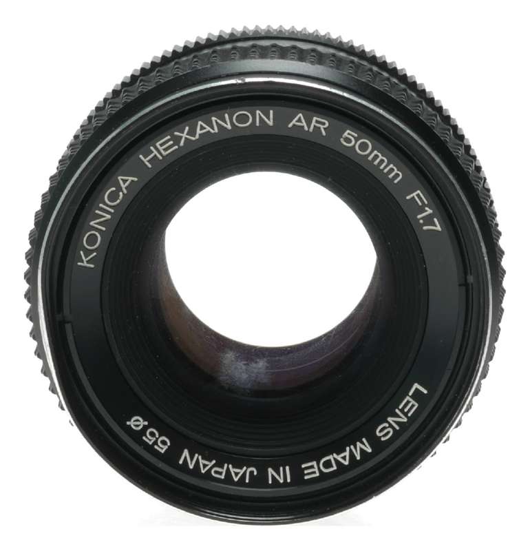 Konica Hexanon AR 50mm F1.7 Fast Prime Camera Lens