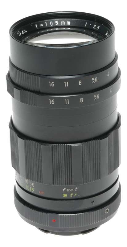 Kashimura Dia f=105mm 1:2.5 Camera Tele Lens Bayonet Mount
