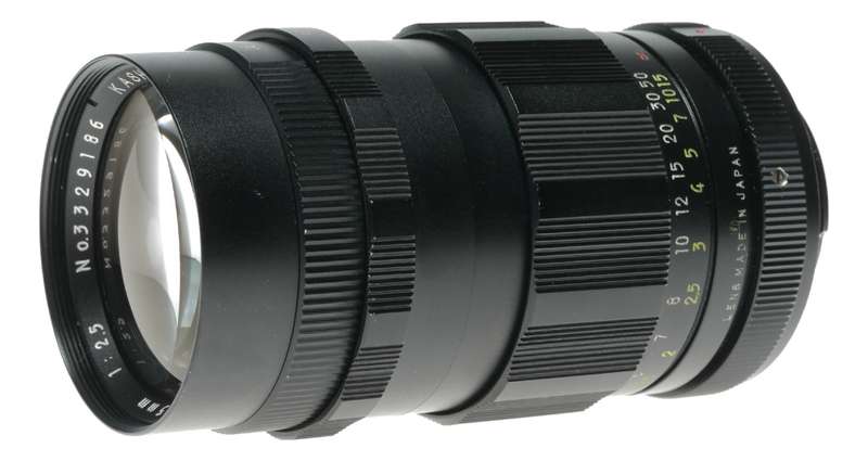 Kashimura Dia f=105mm 1:2.5 Camera Tele Lens Bayonet Mount