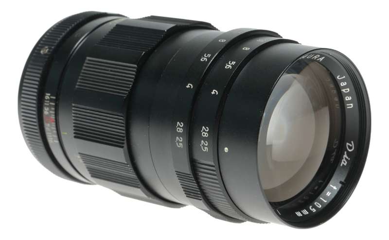Kashimura Dia f=105mm 1:2.5 Camera Tele Lens Bayonet Mount