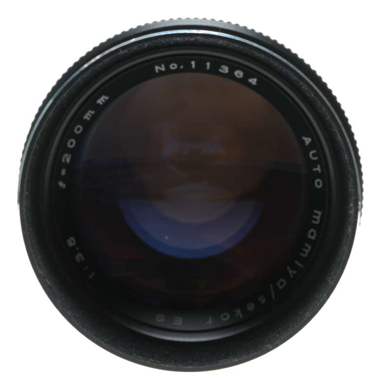 Mamiya Sekor Auto ES 1:3.5 f=200mm Minolta A Mount Lens