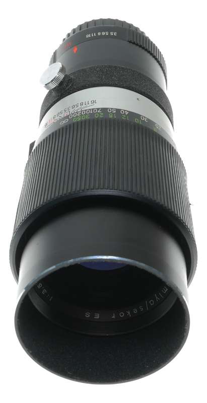 Mamiya Sekor Auto ES 1:3.5 f=200mm Minolta A Mount Lens