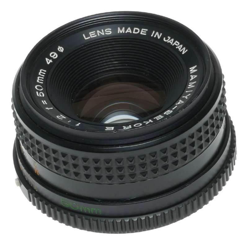 Mamiya Sekor E 1:2 f=50mm Bayonet Ma Mount Camera Lens