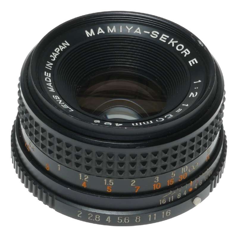 Mamiya Sekor E 1:2 f=50mm Bayonet Ma Mount Camera Lens