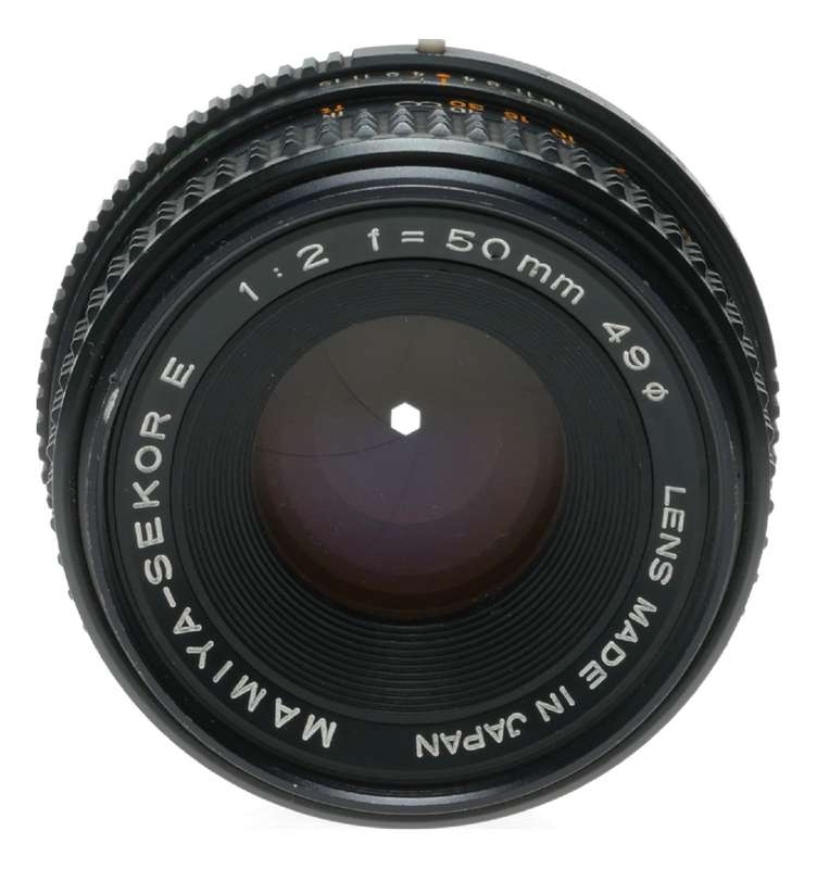 Mamiya Sekor E 1:2 f=50mm Bayonet Ma Mount Camera Lens