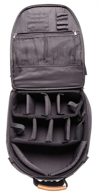 Clubman Carry on camera flight bag with extending handle and wheels padded