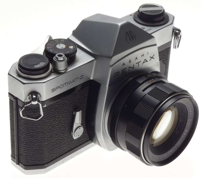 Pentax Asahi Spotmatic SP 35mm SLR film camera Super-Takumar 1:2 f=55mm 2/55 - Pentax