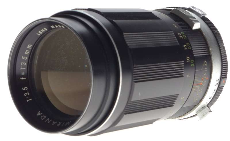 Miranda Auto 1:3.5 f=135mm Classic 35mm SLR Film Camera Lens