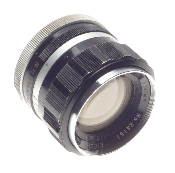 Ricoh Auto Rikenon 1:1.4 f=55mm Classic 35mm SLR Film Camera Lens - Richo