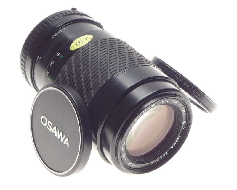Sigma Zoom-K 1:4-5.6 f=70-210mm Multi Coated Classic 35mm SLR Film Camera Lens