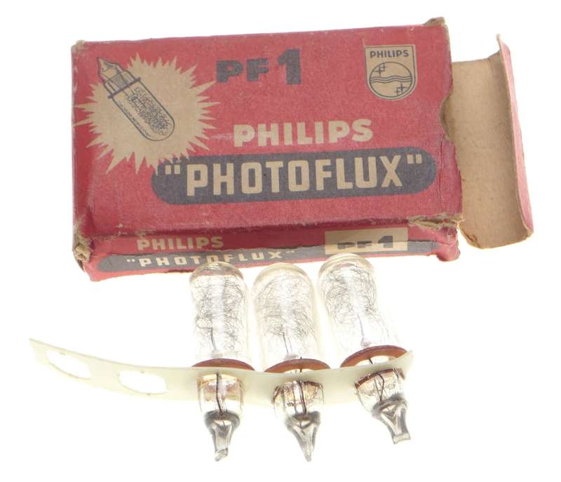 Philips Photoflux PF1 Classic SLR Vintage Camera Flash Bulb