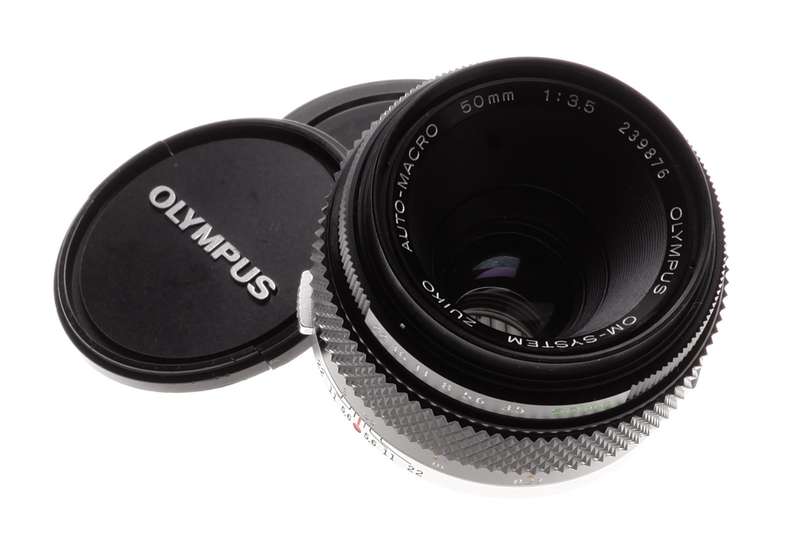 Olympus OM-System Auto-Macro 50mm 1:3.5 Zuiko camera lens f=50mm