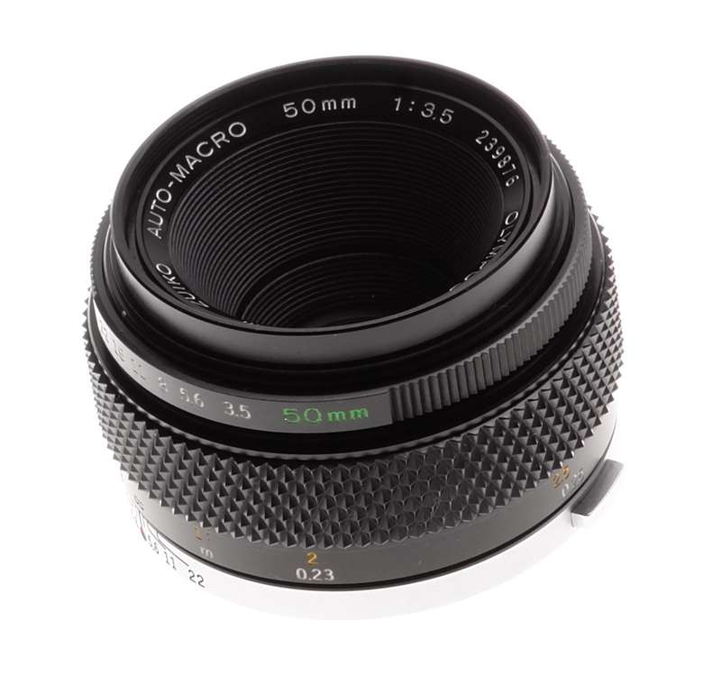 Olympus OM-System Auto-Macro 50mm 1:3.5 Zuiko camera lens f=50mm