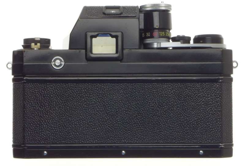 Black paint nikon f 35mm film slr camera photomic meter nikkor-h 1:2 f=50mm kogaku lens