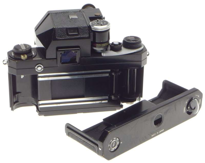Black paint nikon f 35mm film slr camera photomic meter nikkor-h 1:2 f=50mm kogaku lens