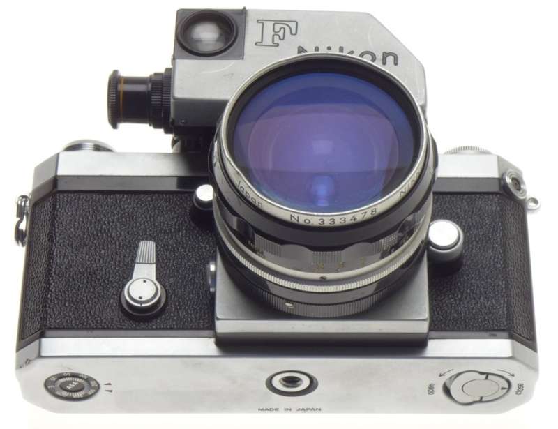 Photomic prism meter head nikon f 35mm chrome camera wide angle kogaku 1:3.5 f=2.8cm