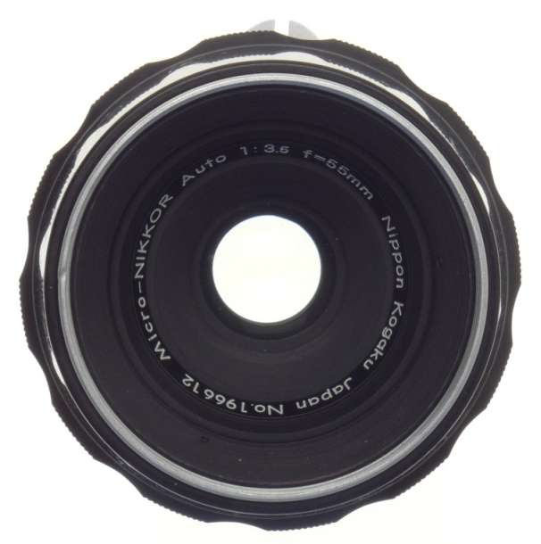 Kogaku nikon f silver 35mm slr camera body micro-nikkor 1:3.5 f=55mm macro lens