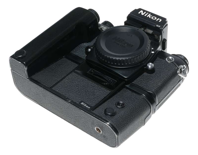 Nikon F3 PRESS camera black with motor Rare vintage SLR 35mm