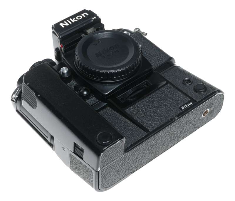 Nikon F3 PRESS camera black with motor Rare vintage SLR 35mm