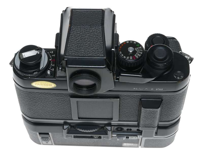 Nikon F3 PRESS camera black with motor Rare vintage SLR 35mm
