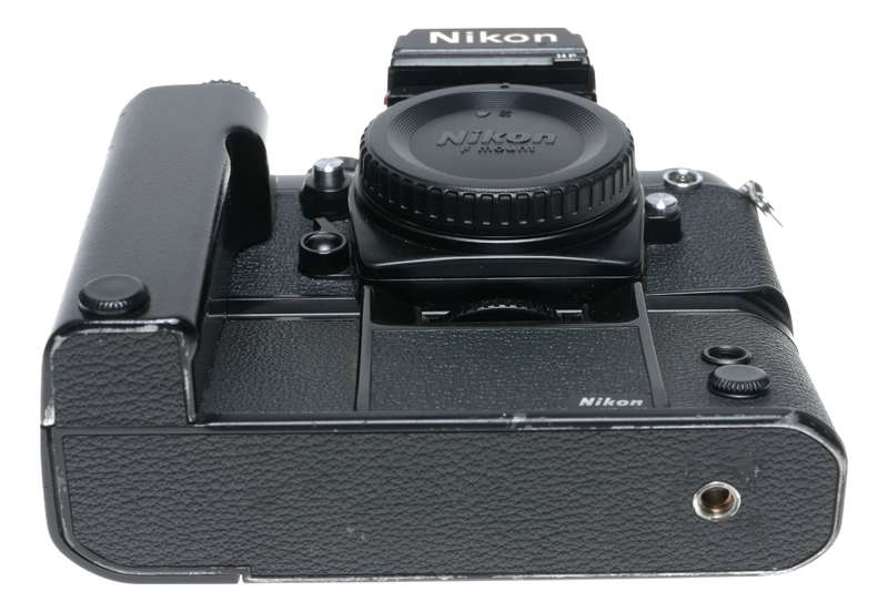 Nikon F3 PRESS camera black with motor Rare vintage SLR 35mm