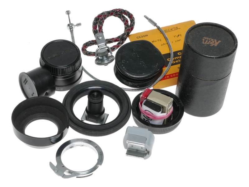 Vintage film camera accessories filters and things hard to find 11
