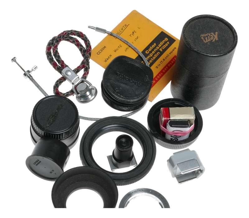 Vintage film camera accessories filters and things hard to find 11