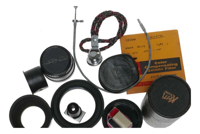 Vintage film camera accessories filters and things hard to find 11