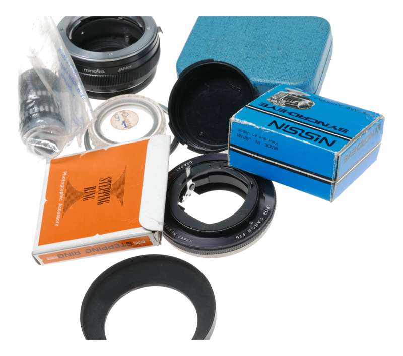 Vintage film camera accessories filters and things hard to find 15